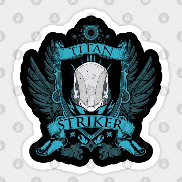 STRIKER - CREST (TITAN) Sticker by Exion Crew